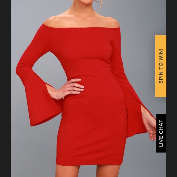 Lulus Dresses & Skirts - Lulus off the shoulder dress